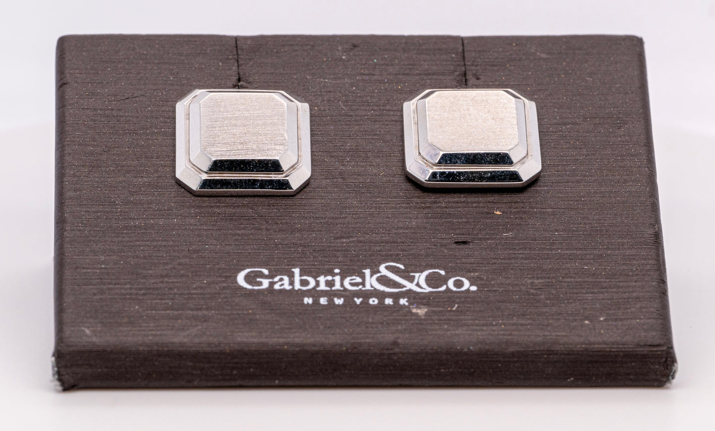925 Sterling Silver Square Cufflinks