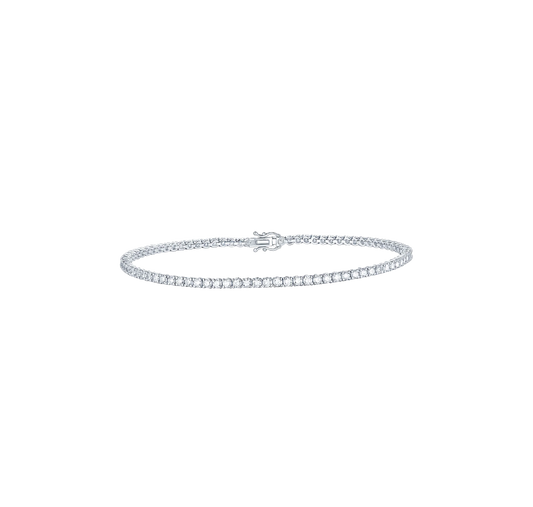 2 Carat Classic Tennis Bracelet - Lab Grown