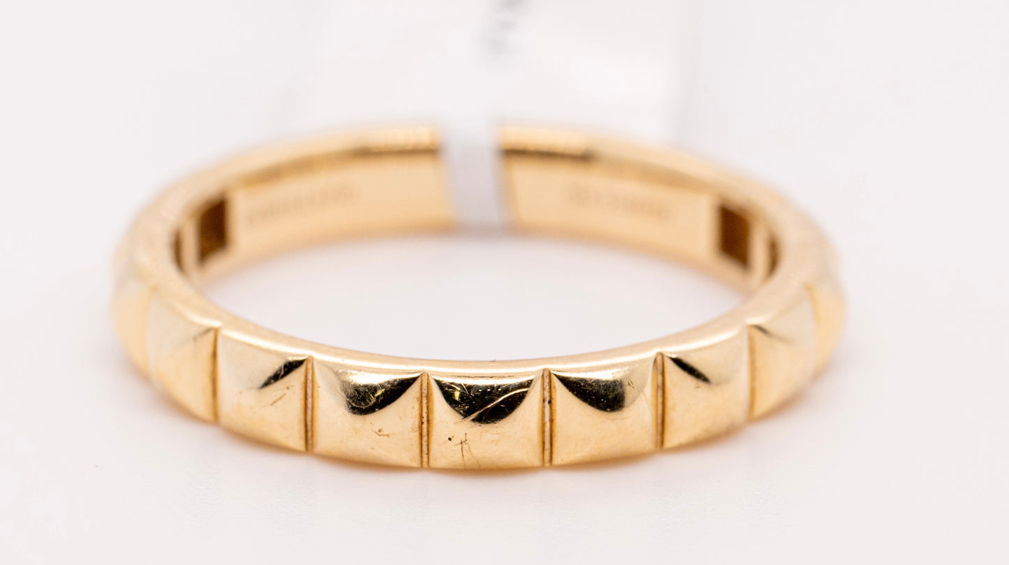 14K Yellow Gold Pyramid Ring