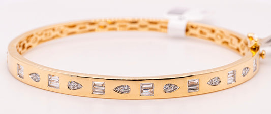 Allison-Kaufman Diamond Pattern Bracelet